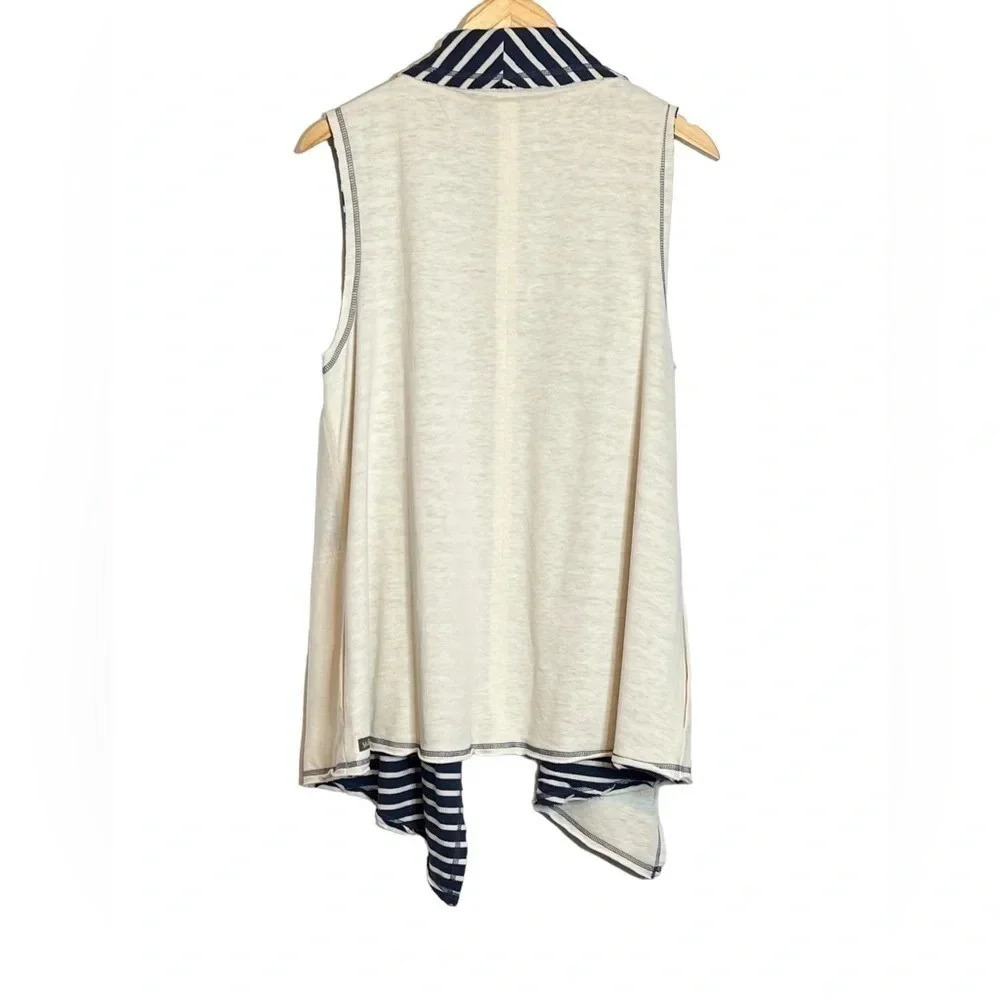 Matilda Jane | Once Upon A Time Full Moon Vest Reversible Sold Striped - Picture 5 of 9